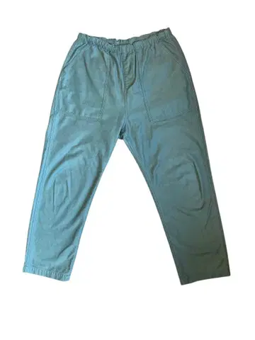 GUNG HO 이지 팬츠 청록색 올리브 그린