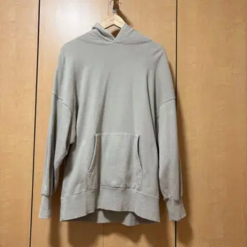 베이지 후드티
