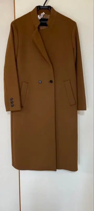 allureville 알아바일 롱 코트 브라운 사이즈 1