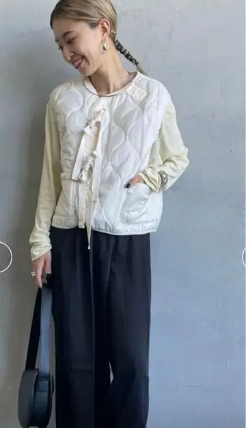 청바지 팩토리 퀼팅 베스트