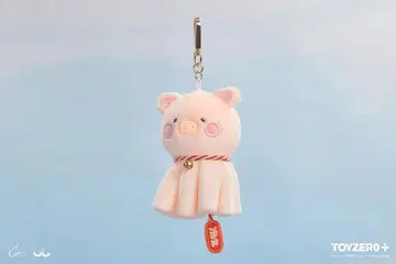 새끼 돼지 lulu 봉제 인형 키링 (1개) 새끼 고양이