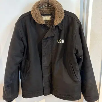 U.S.N. 휴스턴 N-1 덱 자켓 블랙