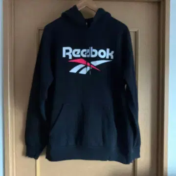 리복 클래식 블랙 후드티