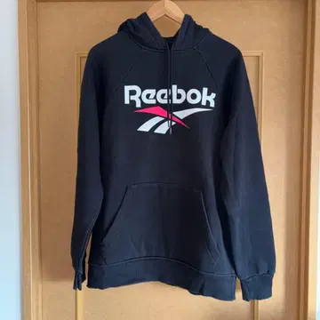 리복 클래식 블랙 후드티