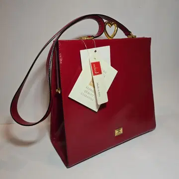 새상품급 MOSCHINO 빨간색 숄더백 미사용 새상품