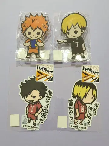 [레어] 하이큐!! B-SIDE LABEL 아크릴 스탠드 스티커