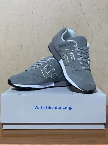 뉴 SANGACIO 산가치오 그레이 스웨이드 스니커즈 26.0