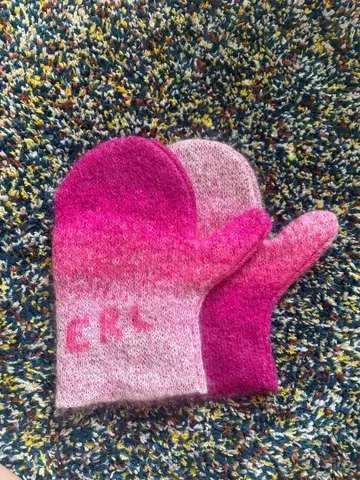 ERL 핑크 그라데이션 미튼