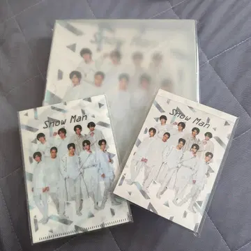 Snow Man 2021 사진 앨범 메모장 클리어 파일