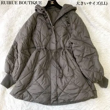 RUIRUE BOUTIQUE 파이버 라이트 써모 퀼팅 코트 LL