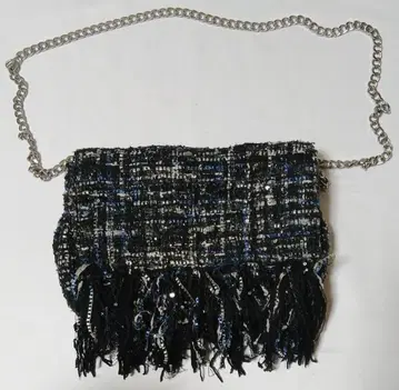 자라 ZARA 라메 트위드 숄더백