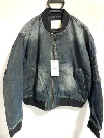 재고 세일 미사용 ZARA 다크 데님 봄버 자켓 M