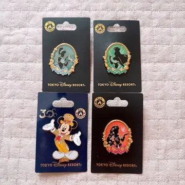 디즈니 핀즈 30주년 미키 아리엘 신데렐라 라푼젤