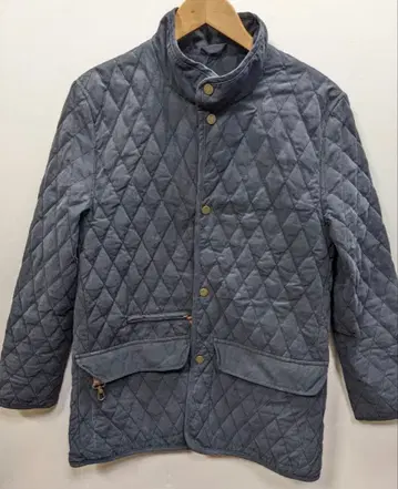 그레이 퀼팅 자켓