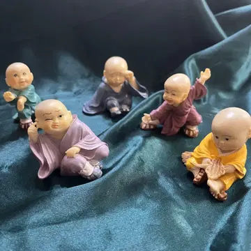 인형 중국 어린이 인형 5체