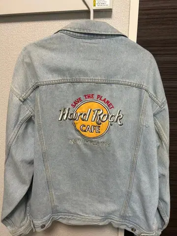 하드 록 카페 데님 자켓 L 사이즈