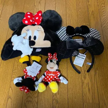 디즈니 미니 머리띠 팬캡 인형 배지