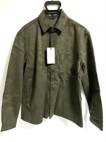 재고 세일 미사용 ZARA 올리브 그린 밀리터리 자켓 L 사이즈