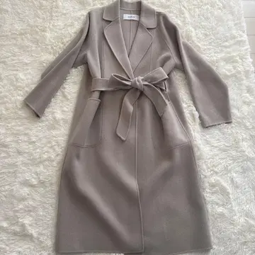 soeju 울 리버 로브 코트 베이지 S