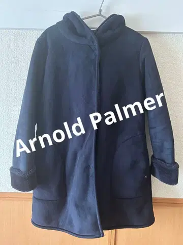 아놀드 파머 코트 미들 기장 보아 아우터