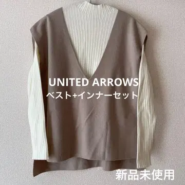 UNITED ARROWS 베스트+이너 세트