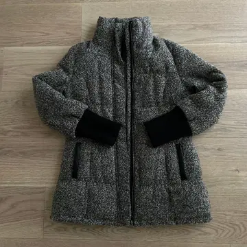 INDIVI 트위드 다운 코트 M38