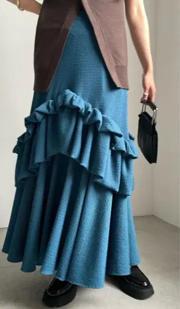 아메리빈티지 CREPE VOLUME GATHER SKIRT S 사이즈