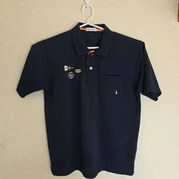 Hush Puppies 네이비 피케 셔츠 L