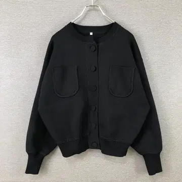 BEARDSLEY 니트 자켓 가디건 F 블랙