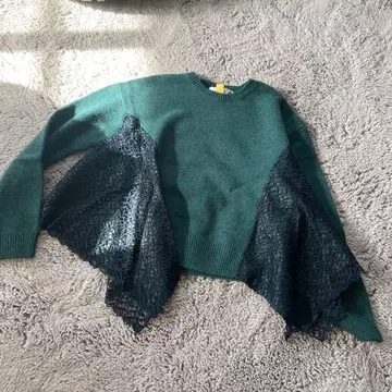 클리닝 완료 [ LE CIEL BLEU 르쉘블루 ] 레이스 니트