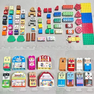 호빵맨 블록 라보 첫 블록 왜건 외 2점