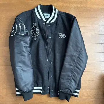 XLARGE 바시티 자켓 블랙/그레이 91