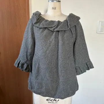 마크제이콥스 A라인 프릴 블라우스 7부 소매 코트로도