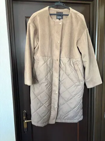 HK WORKS LONDON 퀼팅 자켓 L 사이즈 베이지