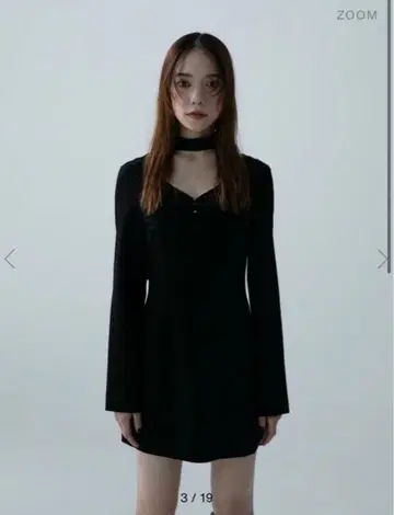 melt the lady back tie mini dress