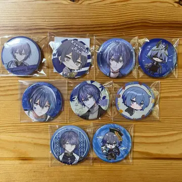 코야나기 로우 캔뱃지 묶음 판매 니지산지