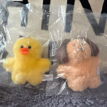 미사용 새상품 mojojojo 마스코트 키링 2개 세트