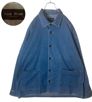 굿 디자인 구제 의류 라이트 블루칼라 반지 데님 자켓 3L 빅 사이즈