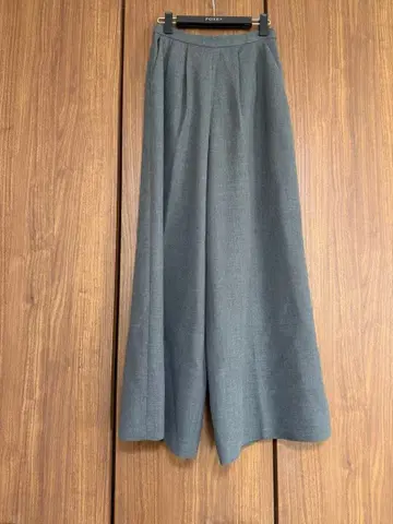 폭시 울 와이드 팬츠 가우초