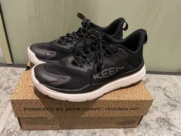 KEEN 블랙 스니커즈 KEEN CURVE 24cm