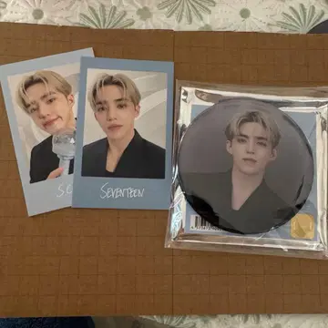 SEVENTEEN 세븐틴 세부치 인스턴트 사진 캔뱃지 세트 에스쿱스