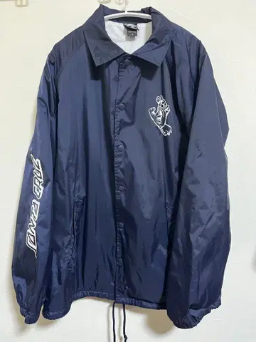 SANTA CRUZ 네이비 나일론 자켓 L