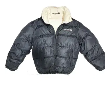 퍼스트 다운 USA 리버서블 다운 자켓 블랙