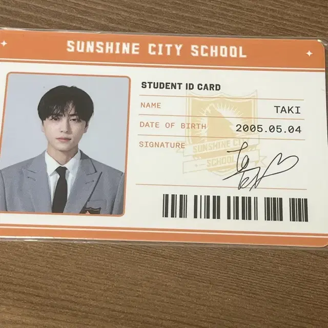 앤팀 타키 선샤스 학생증 앨범 포카 포토카드 양도합니다!