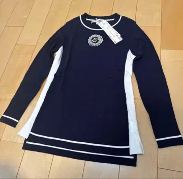 Super Beauty 네이비 긴팔 니트 38 사이즈 S 사이즈