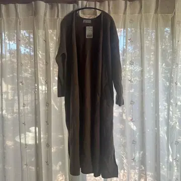 새상품급 SLOBE IENA 베이지 롱 니트 가디건 F