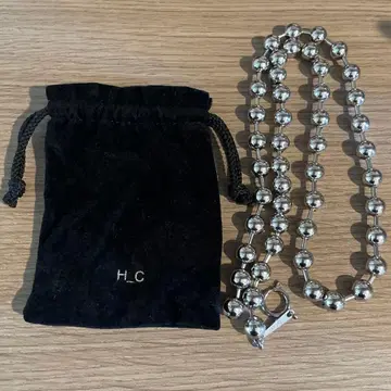 #h_c H_C hinechi 볼 체인 목걸이