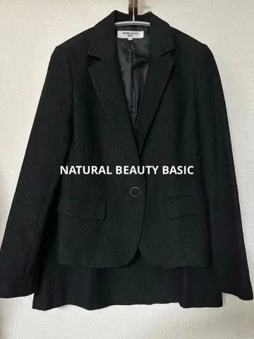 내추럴 뷰티 라메 수트 블랙