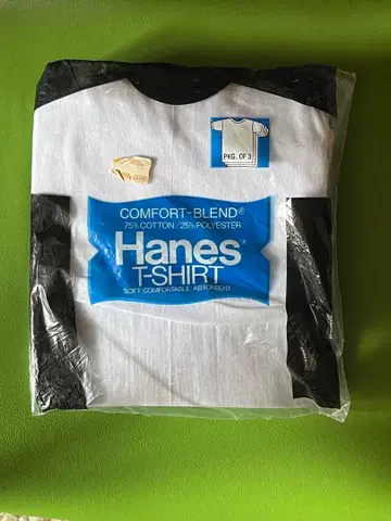 hanes 80s 팩T 데드스탁 2장입