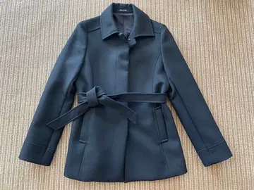 꼼사데모드 울 하프 코트 블랙 9호 ( M 사이즈 )